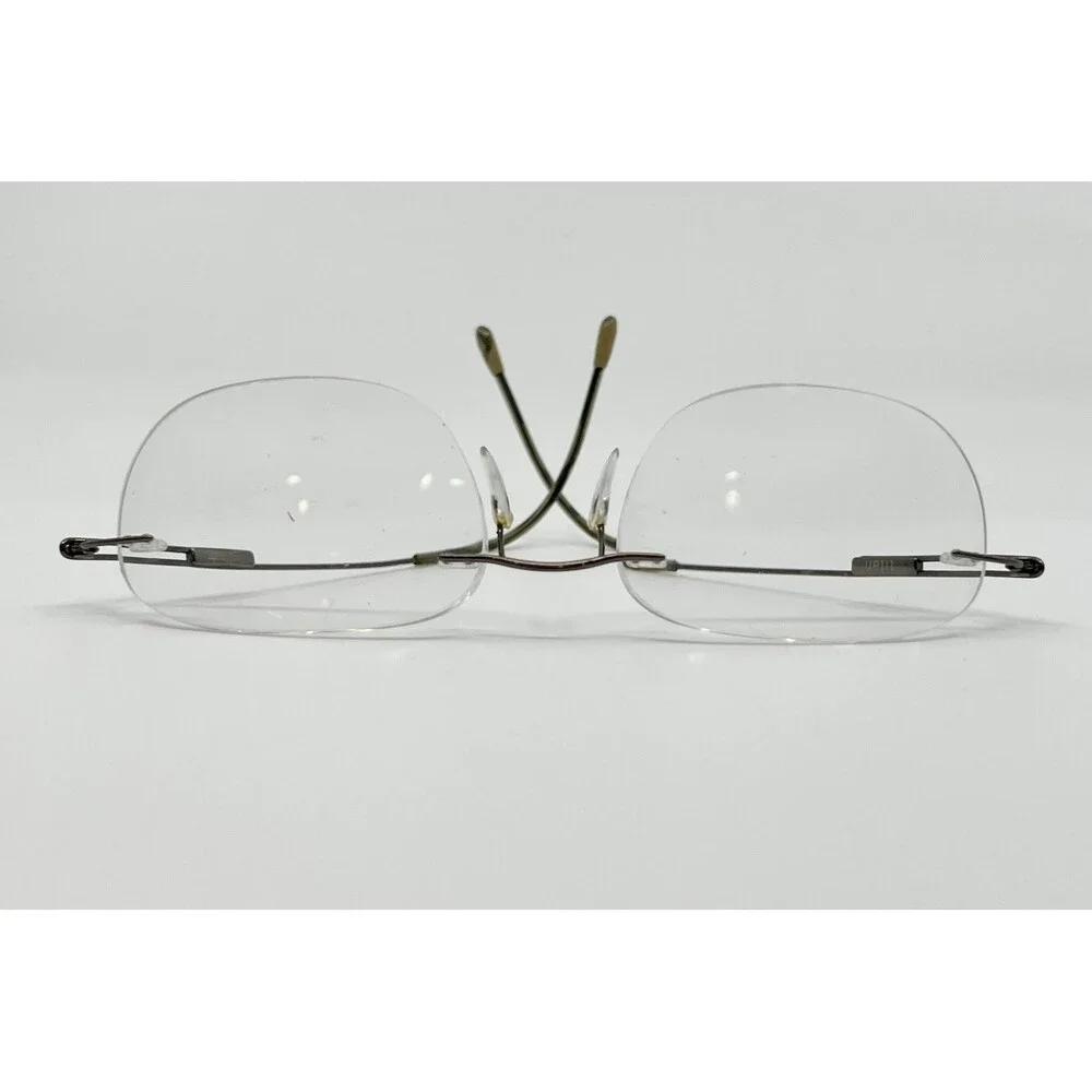 Silhouette Eyeglasses Unisex Brown Rimless Titanium Frame 44153 Medium
